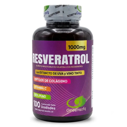 Resveratrol con registro invima x 100 softgels